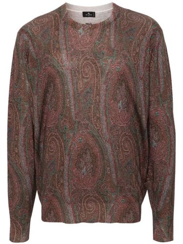Pull à motif cachemire en jacquard - ETRO - Modalova