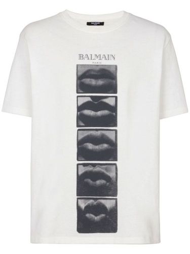 T-shirt à imprimé vintage - Balmain - Modalova