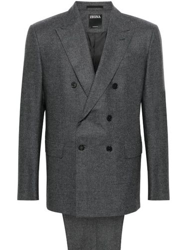 Zegna costume chiné - Gris - Zegna - Modalova