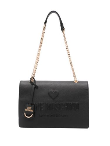 Sac porté épaule à logo embossé - Love Moschino - Modalova