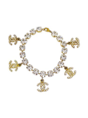 Bracelet strassé à logo CC (1995) - CHANEL Pre-Owned - Modalova