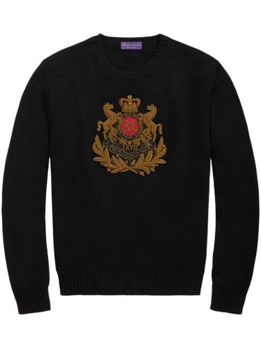 Pull en cachemire à broderies - Ralph Lauren Purple Label - Modalova