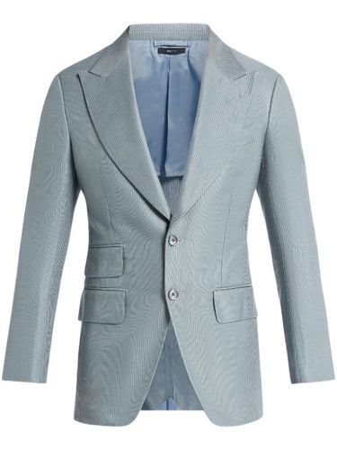 Blazer nervuré à simple boutonnage - TOM FORD - Modalova