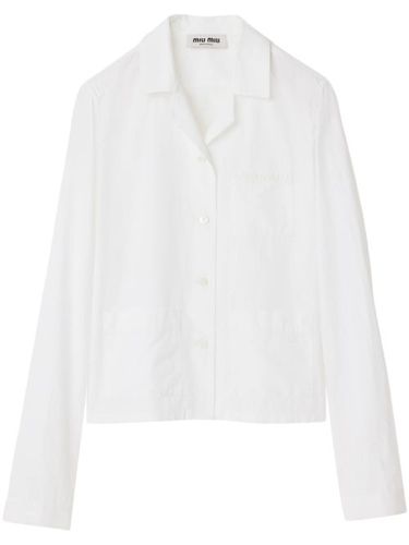Miu Miu chemise Pocket - Blanc - Miu Miu - Modalova