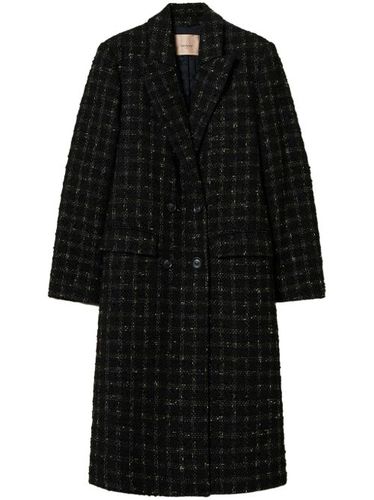 Manteau en tweed à carreaux - TWINSET - Modalova