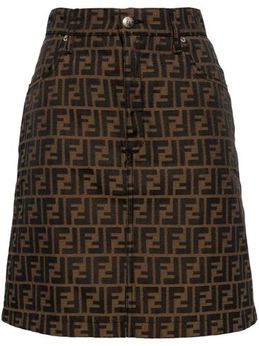 Jupe à motif zucca (années 1990-2000) - Fendi Pre-Owned - Modalova