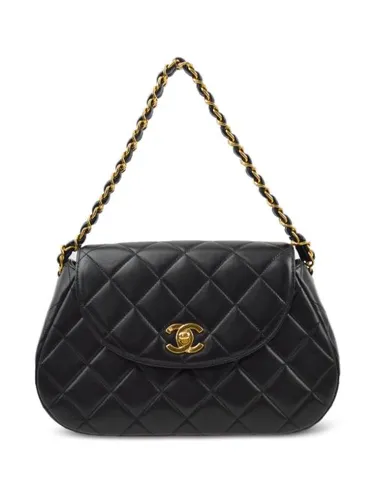 Sac à main à matelassage losanges (1997) - CHANEL Pre-Owned - Modalova