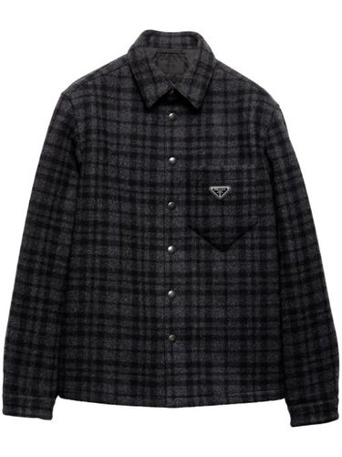 Prada chemise en laine - Gris - Prada - Modalova