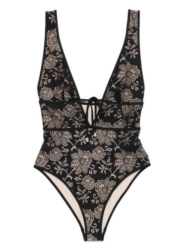 Maillot de bain Tallow Lace Plunge - ZIMMERMANN - Modalova