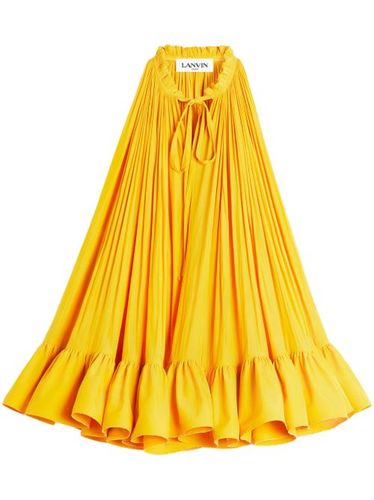 Robe courte à volants - Lanvin - Modalova