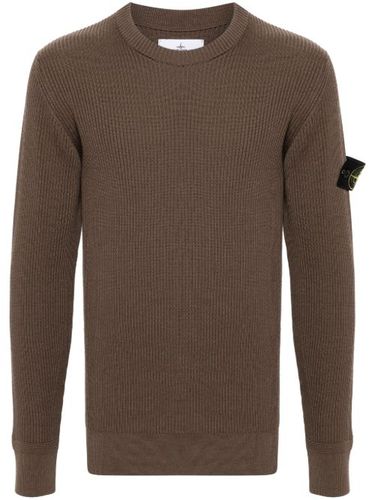 Sweat en coton à patch Compass - Stone Island - Modalova