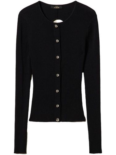 TWINSET cardigan nervuré - Noir - TWINSET - Modalova