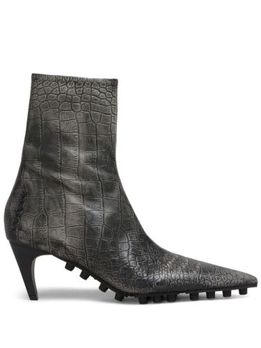 Bottines Spike en cuir à effet de crocodile - Marni - Modalova