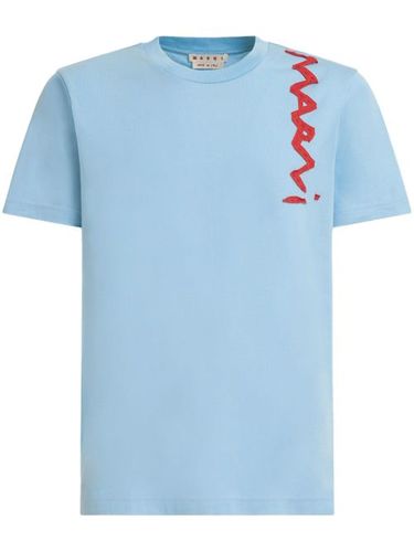 T-shirt à détail de lettre - Marni - Modalova