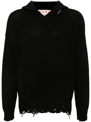 Marni hoodie en maille - Noir - Marni - Modalova