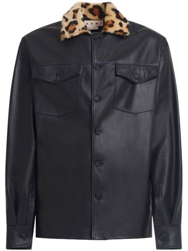 Marni chemise en cuir - Noir - Marni - Modalova