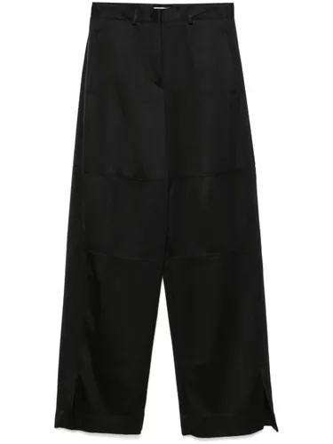 Jil Sander pantalon en soie - Noir - Jil Sander - Modalova
