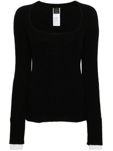 Haut en maille à design côtelé - PINKO - Modalova