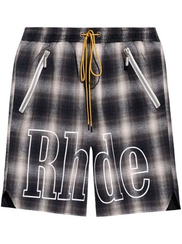 Short de sport à carreaux - RHUDE - Modalova