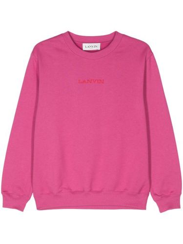 Lanvin sweat à logo brodé - Rose - Lanvin - Modalova
