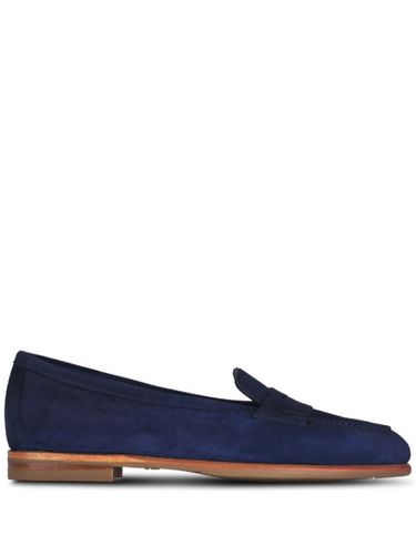 Santoni mocassins en daim - Bleu - Santoni - Modalova