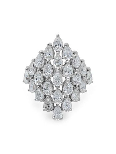 Bague Shield en or blanc 18ct - Jewels Aficionado - Modalova