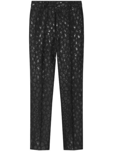 Pantalon à imprimé léopard - Versace - Modalova