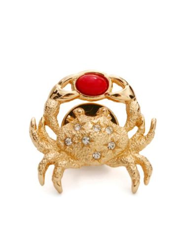 Broche crabe à strass - Christian Dior Pre-Owned - Modalova
