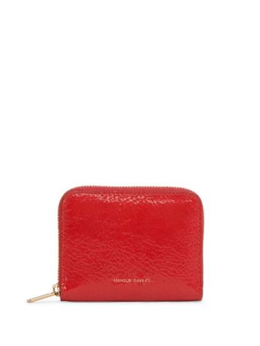 Portefeuille zippé à fini verni - Mansur Gavriel - Modalova