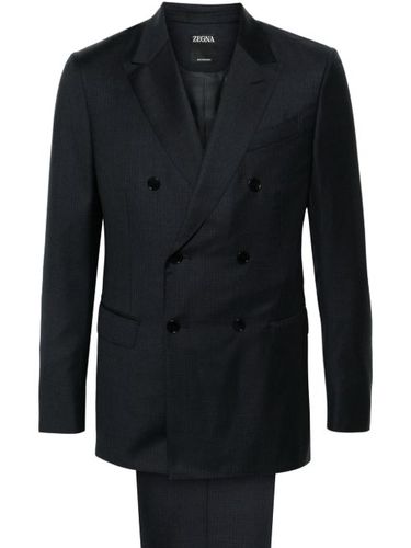 Zegna costume à carreaux - Bleu - Zegna - Modalova