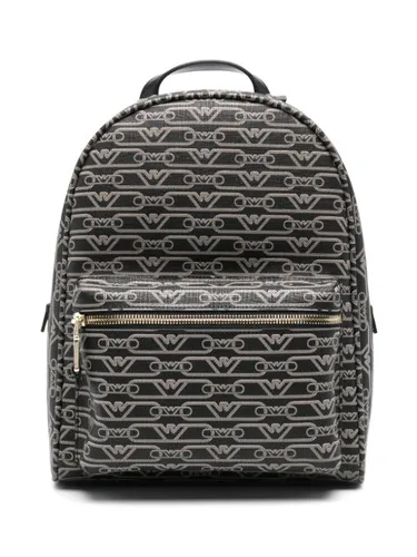 Sac à dos à logo imprimé - Emporio Armani - Modalova
