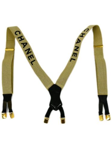 Bretelles à logo imprimé (années 1990-2000) - CHANEL Pre-Owned - Modalova