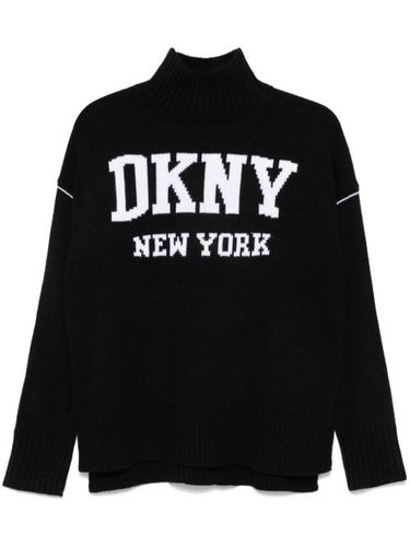 Pull à logo en intarsia - DKNY - Modalova