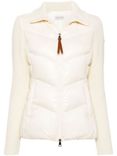 Cardigan zippé à design matelassé - Moncler - Modalova