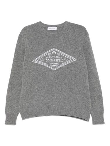 Pull à logo intarsia - Marine Serre - Modalova
