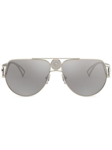 Lunettes de soleil à monture pilote - Versace Eyewear - Modalova