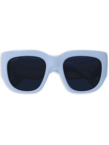 Lunettes de soleil à logo Double G - Gucci Eyewear - Modalova