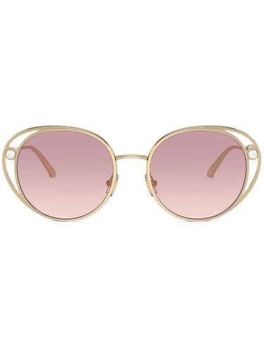 Lunettes de soleil à monture ronde - Jimmy Choo Eyewear - Modalova