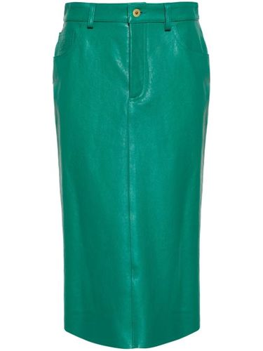 Jupe mi-longue à logo embossé - Blumarine - Modalova