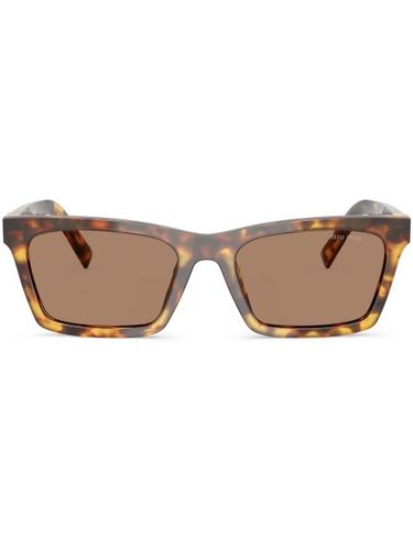 Lunettes de soleil à monture carrée - Miu Miu Eyewear - Modalova
