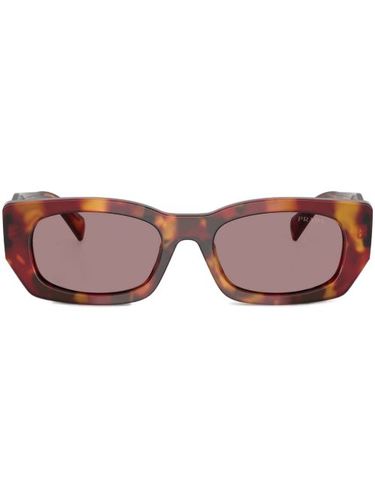 Lunettes de soleil à effet écaille de tortue - Prada Eyewear - Modalova