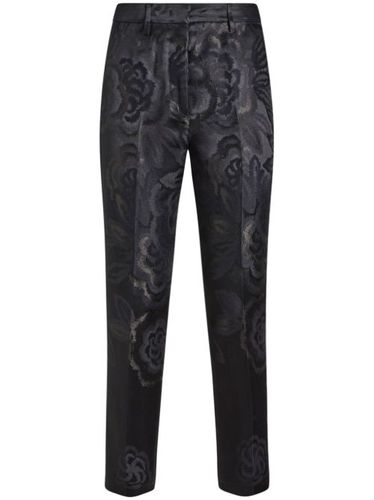 ETRO pantalon en brocart - Noir - ETRO - Modalova