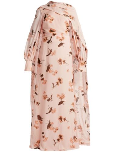 Robe longue à design drapé - ERDEM - Modalova