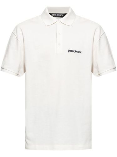 Polo à logo brodé - Palm Angels - Modalova