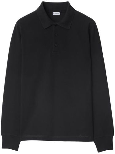 Burberry polo en laine - Noir - Burberry - Modalova
