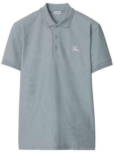 Burberry polo en coton - Bleu - Burberry - Modalova