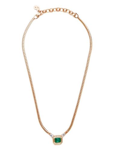 Collier à pendentif strassé - Christian Dior Pre-Owned - Modalova