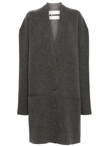 Cardigan à effet d'épaules descendues - Jil Sander - Modalova