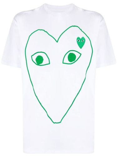 T-shirt à imprimé cœur - Comme Des Garçons Play - Modalova