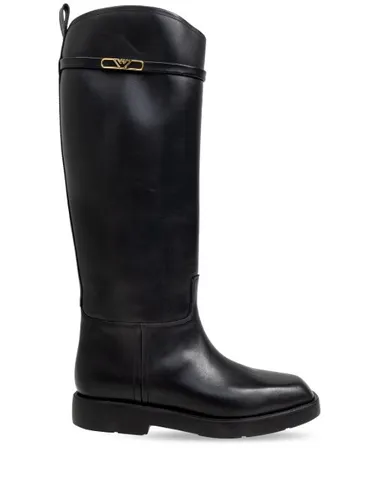 Bottes en cuir - Emporio Armani - Modalova